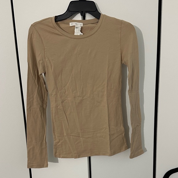 Tan Long Sleeve Tee - Picture 1 of 3